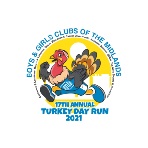 Boys & Girls Clubs of the Midlands 17th Annual Turkey Day Run | Logo Design by delegacydesign