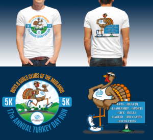 Boys & Girls Clubs of the Midlands 17th Annual Turkey Day Run | Design de Logo par Al Pech