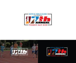 Boys & Girls Clubs of the Midlands 17th Annual Turkey Day Run | Logo Design by Iris 3