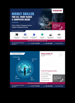 Postcard Design by ubaidomar for Prostar Systems, Inc. | Design #27064511