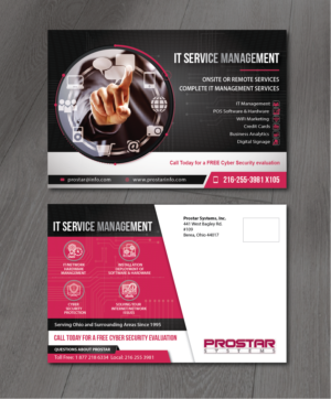 Postcard Design by alex989 for Prostar Systems, Inc. | Design: #27044849