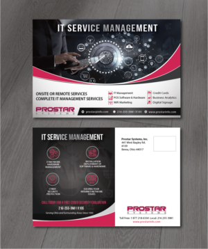 Postcard Design by alex989 for Prostar Systems, Inc. | Design: #27044932