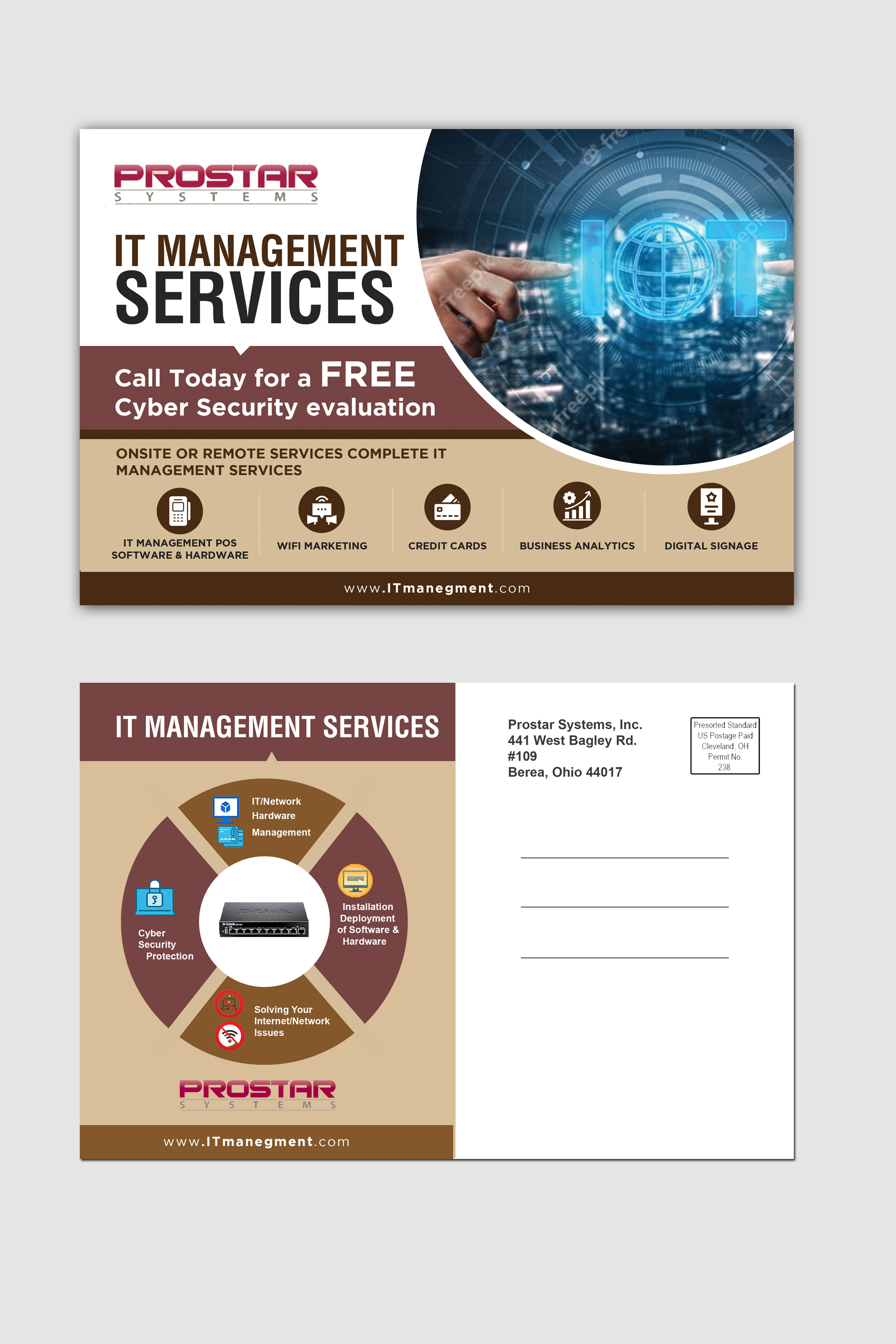 Postcard Design by debdesign for Prostar Systems, Inc. | Design #27052533