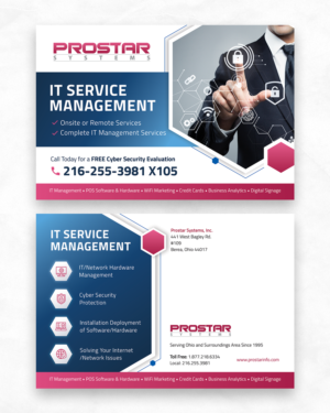Postcard Design by sun_design for Prostar Systems, Inc. | Design #27050797
