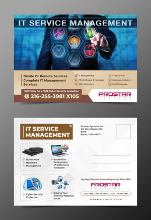Postcard Design by ecorokerz for Prostar Systems, Inc. | Design: #27049443