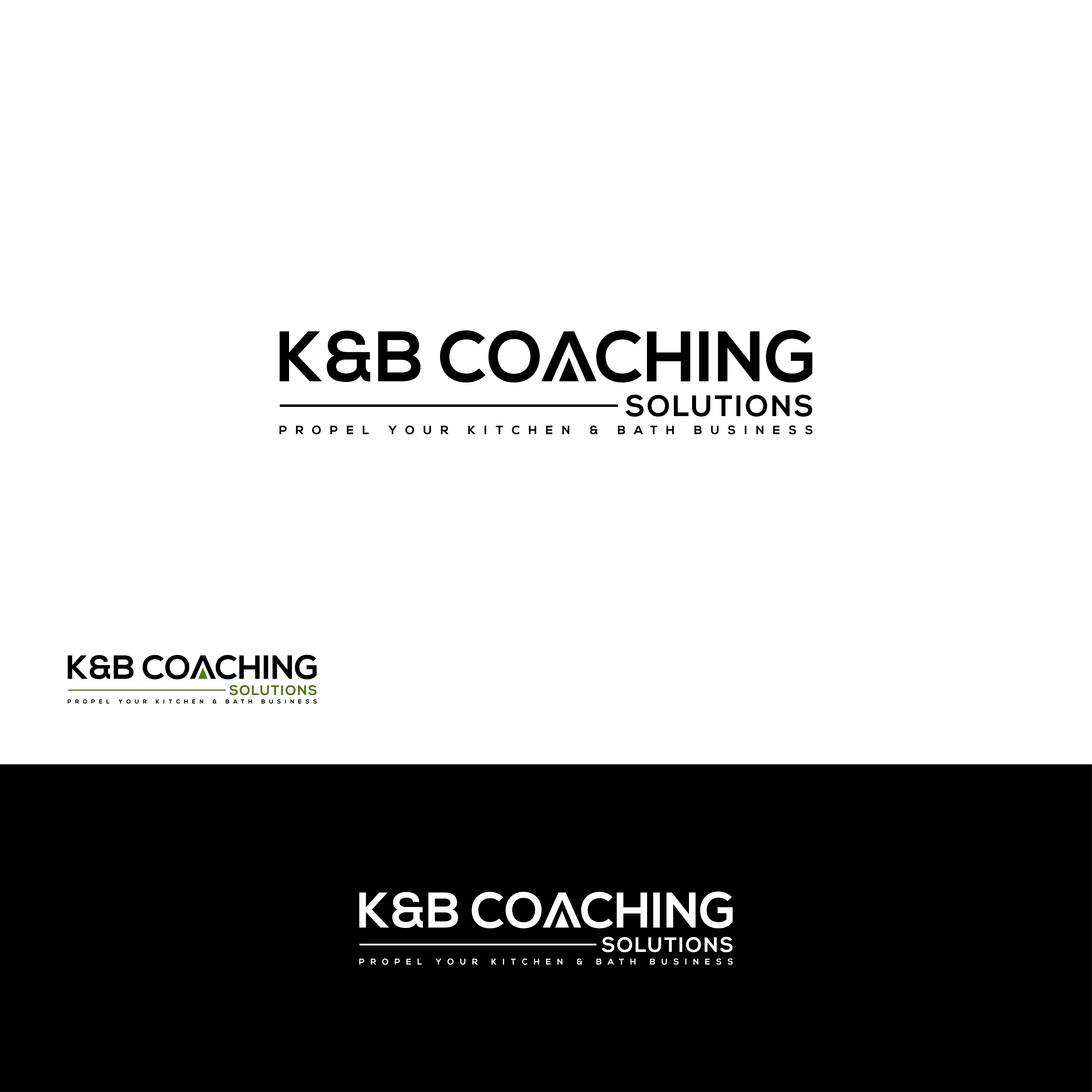 Logo Design by CrewType for K&B Coaching Solutions | Design #27053719