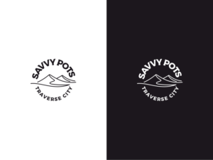 Savvy Pots | Logo Design by Atvento Graphics