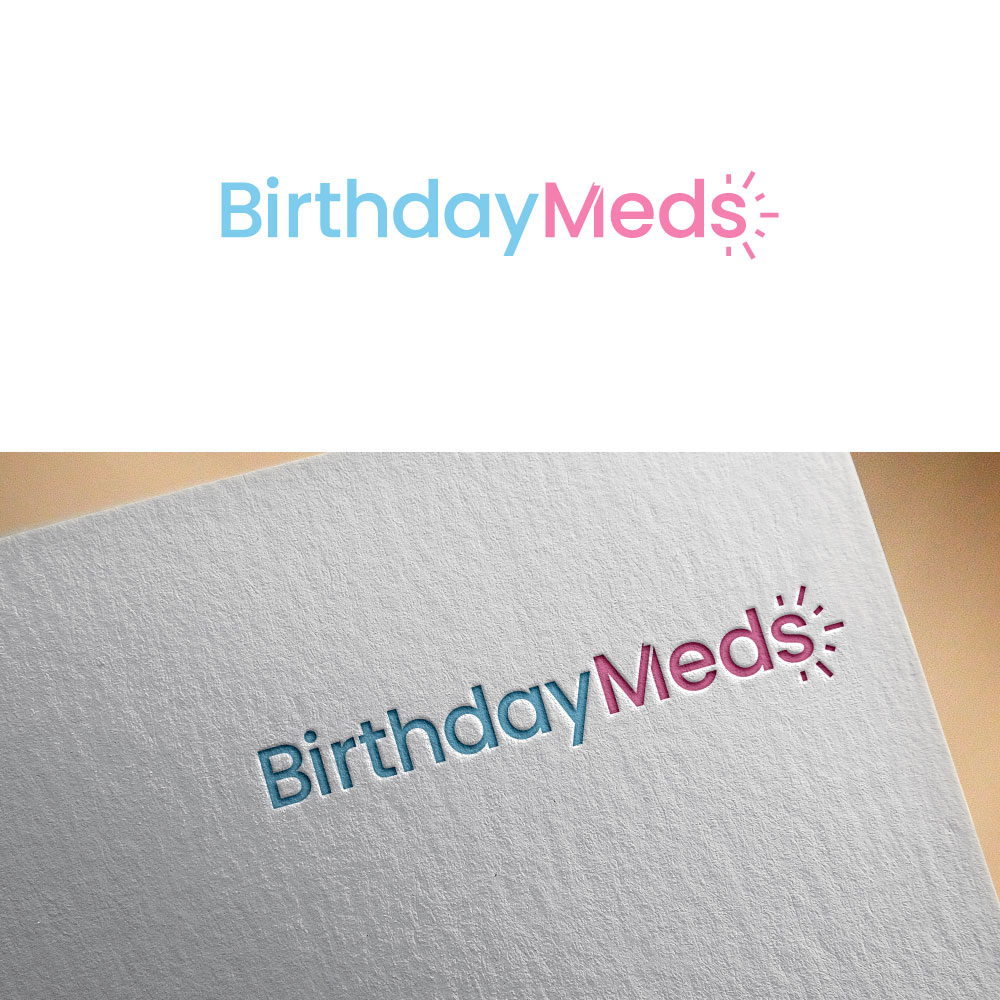 Logo Design by Trident for Birthday Meds | Design #27061283