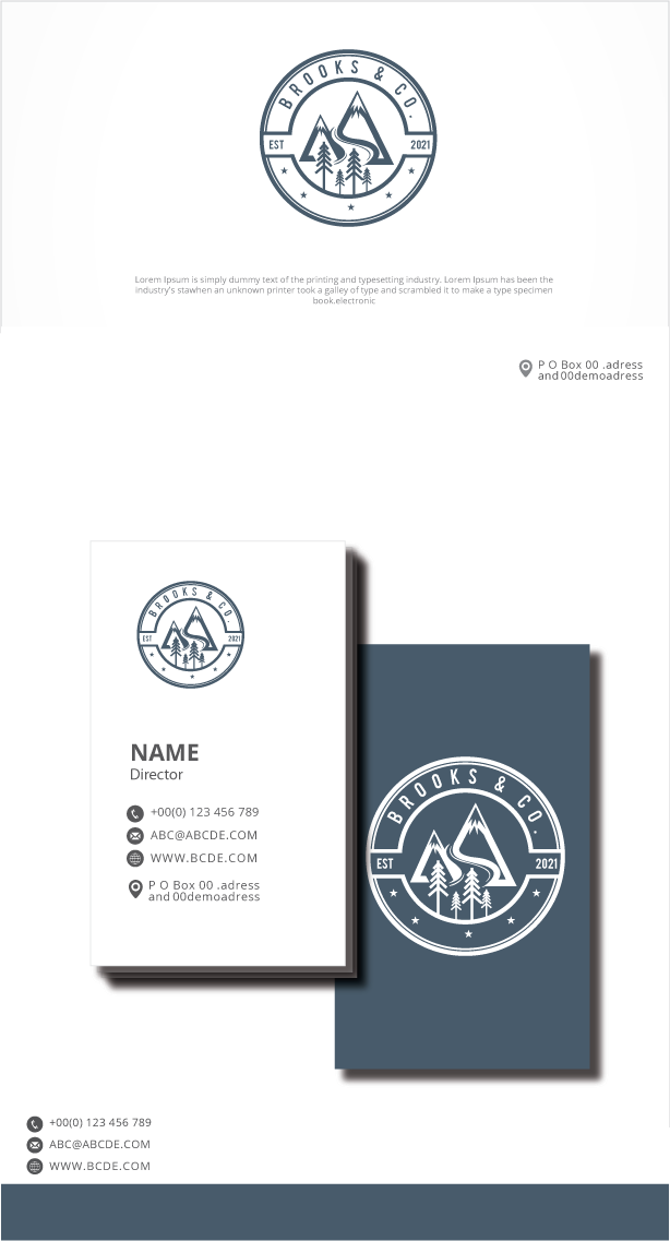 Logo Design by graphicevolution for Brooks & Co. | Design #27045524