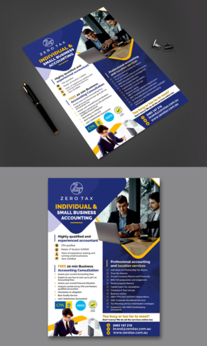 Flyer Design by **Rose** for Zero Tax | Design: #27045705