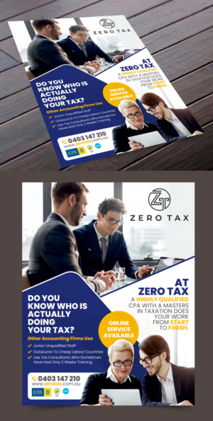 Accounting business needs a great flyer | Flyer-Design von Fat Bat Man