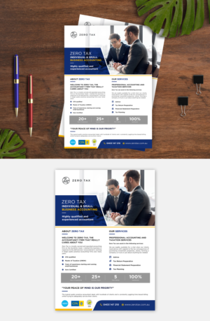 Flyer Design by debdesign for Zero Tax | Design: #27052604
