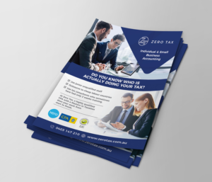 Flyer Design by Deziners Zone for Zero Tax | Design: #27048918