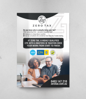 Flyer Design by chandrayaan.creative for Zero Tax | Design: #27054913