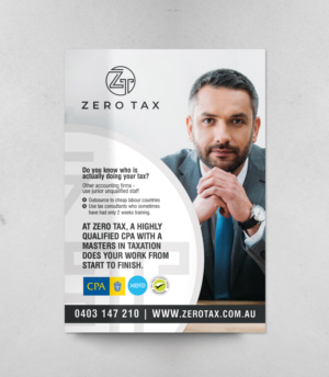 Flyer Design by chandrayaan.creative for Zero Tax | Design: #27054914