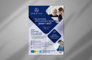 Flyer Design by ecorokerz for Zero Tax | Design: #27049898