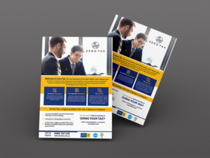 Flyer Design by n214008 for Zero Tax | Design: #27069073