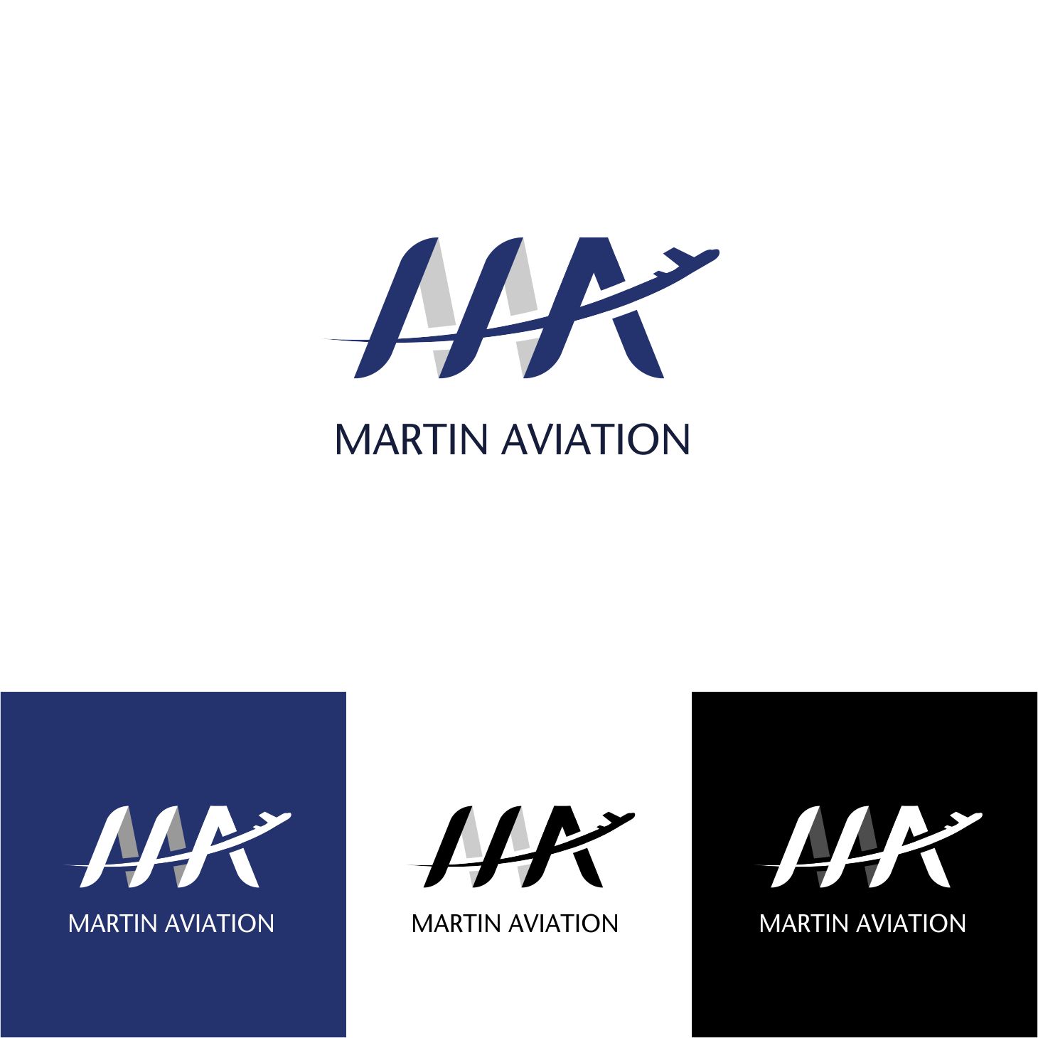 Logo Design by Rayyan imam utama for Martin Aviation | Design #27065714