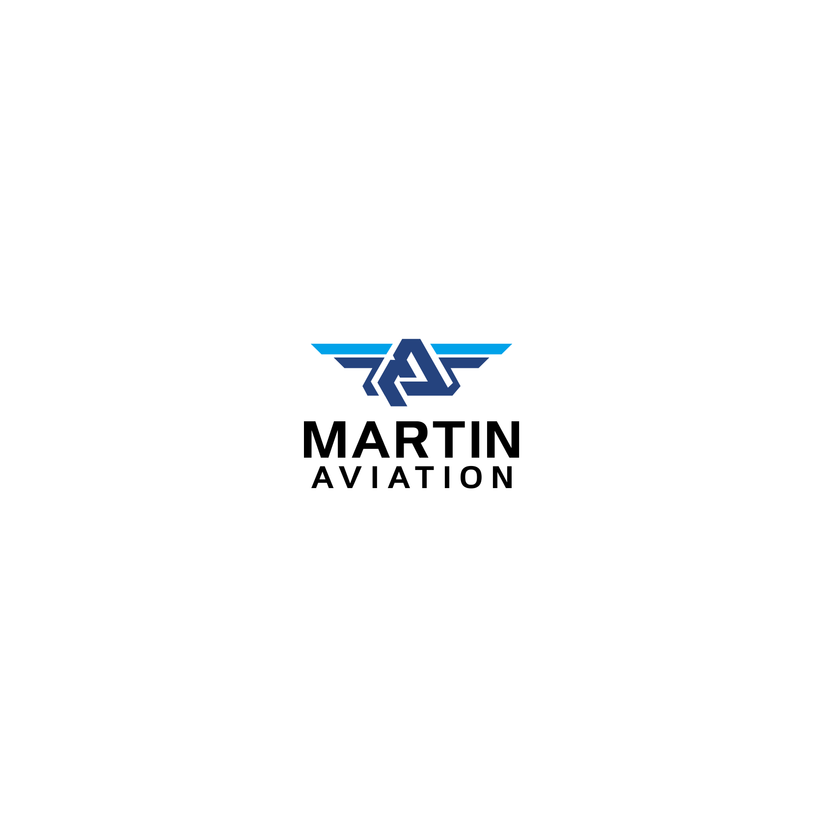 Logo Design by Arham Hidayat for Martin Aviation | Design #27060398