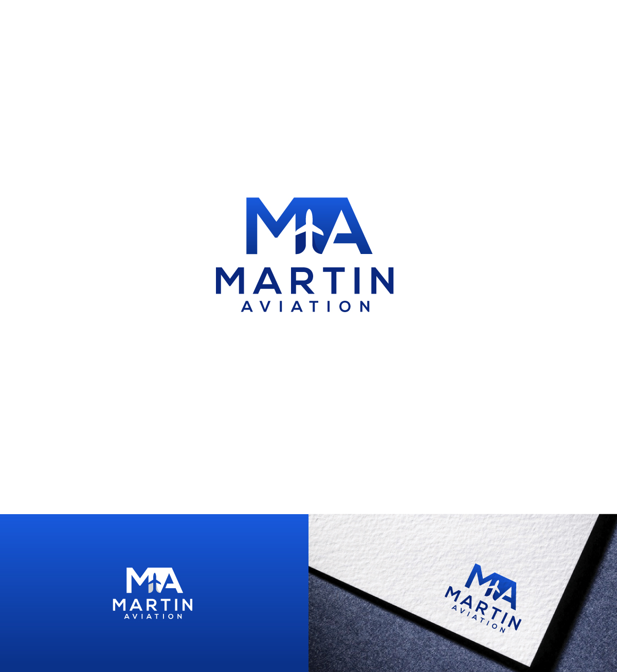 Logo Design by ecorokerz for Martin Aviation | Design #27049253