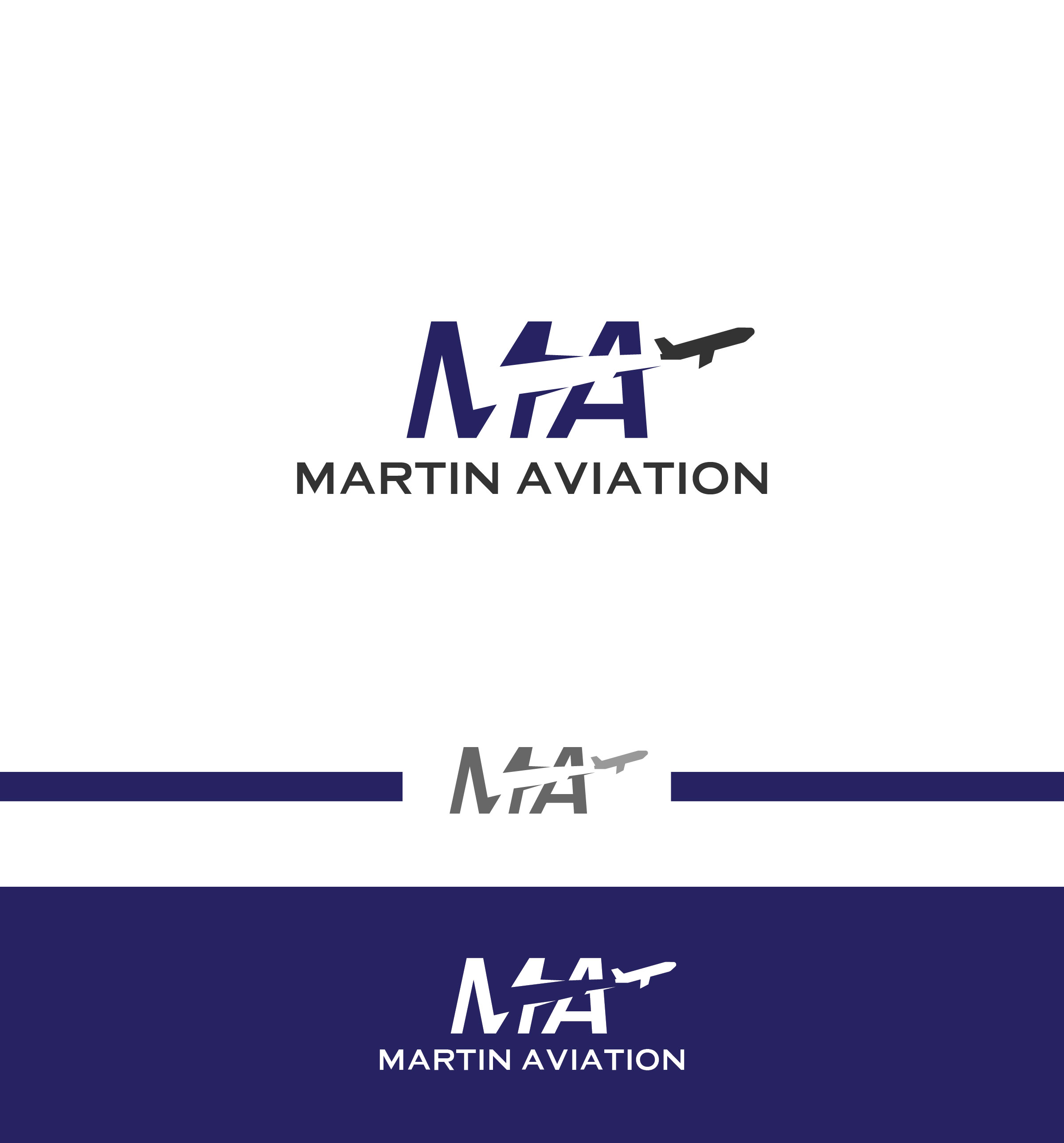 Logo Design by ecorokerz for Martin Aviation | Design #27049753