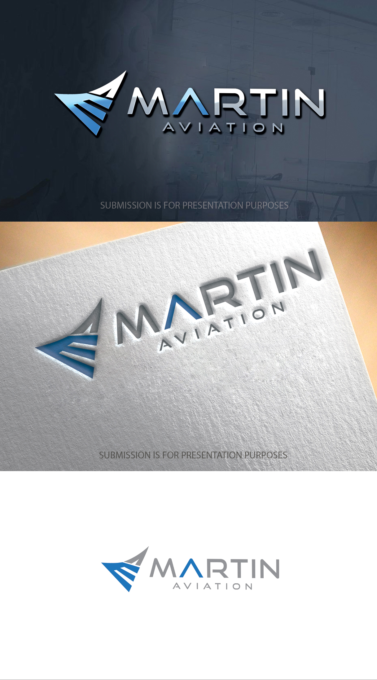 Logo Design by graphicevolution for Martin Aviation | Design #27046025