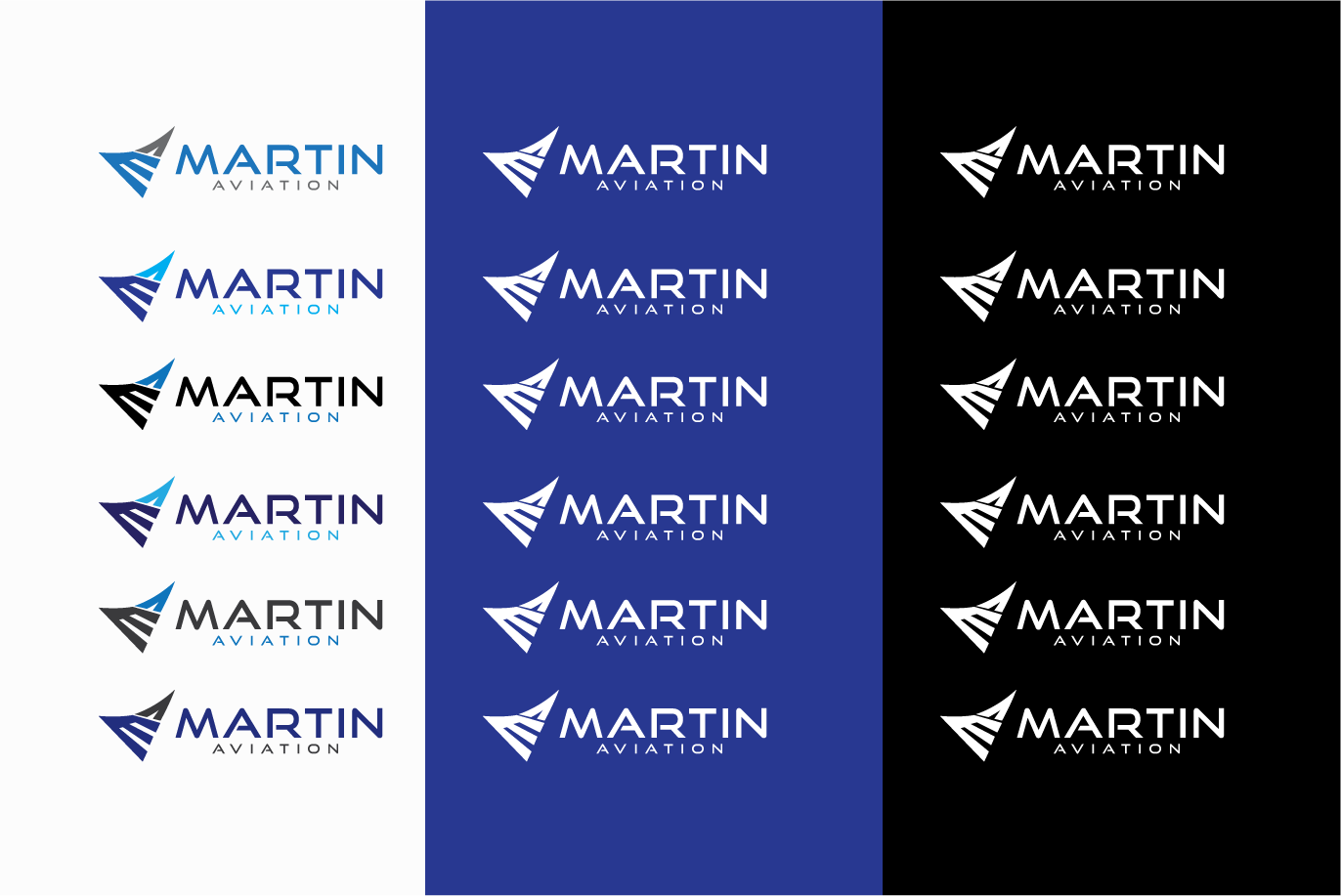 Logo Design by graphicevolution for Martin Aviation | Design #27051722