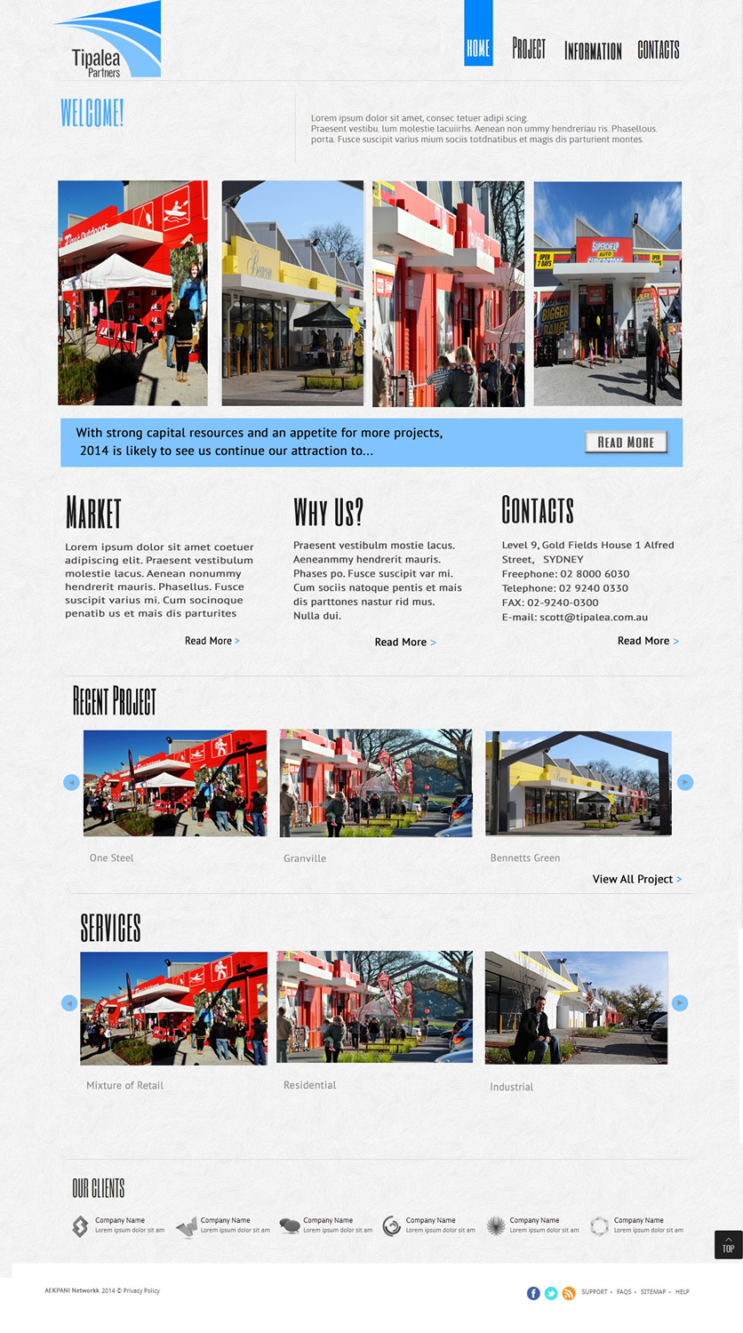 Wordpress Design by Shoaib Abbasi for Tipalea Partners | Design #3229021