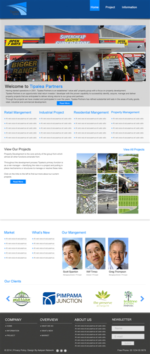 Design Wordpress par Shoaib Abbasi pour Tipalea Partners | Design : #3229285