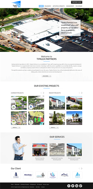 Re-design of our website - Property Development Company | Wordpress Design by Mayank Patel