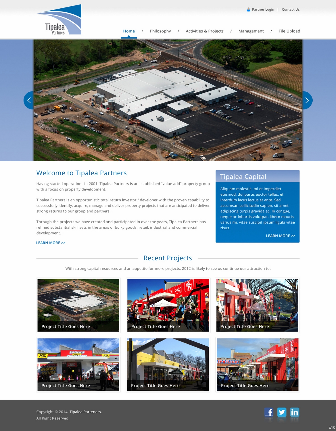 Design Wordpress par pb pour Tipalea Partners | Design #3086896