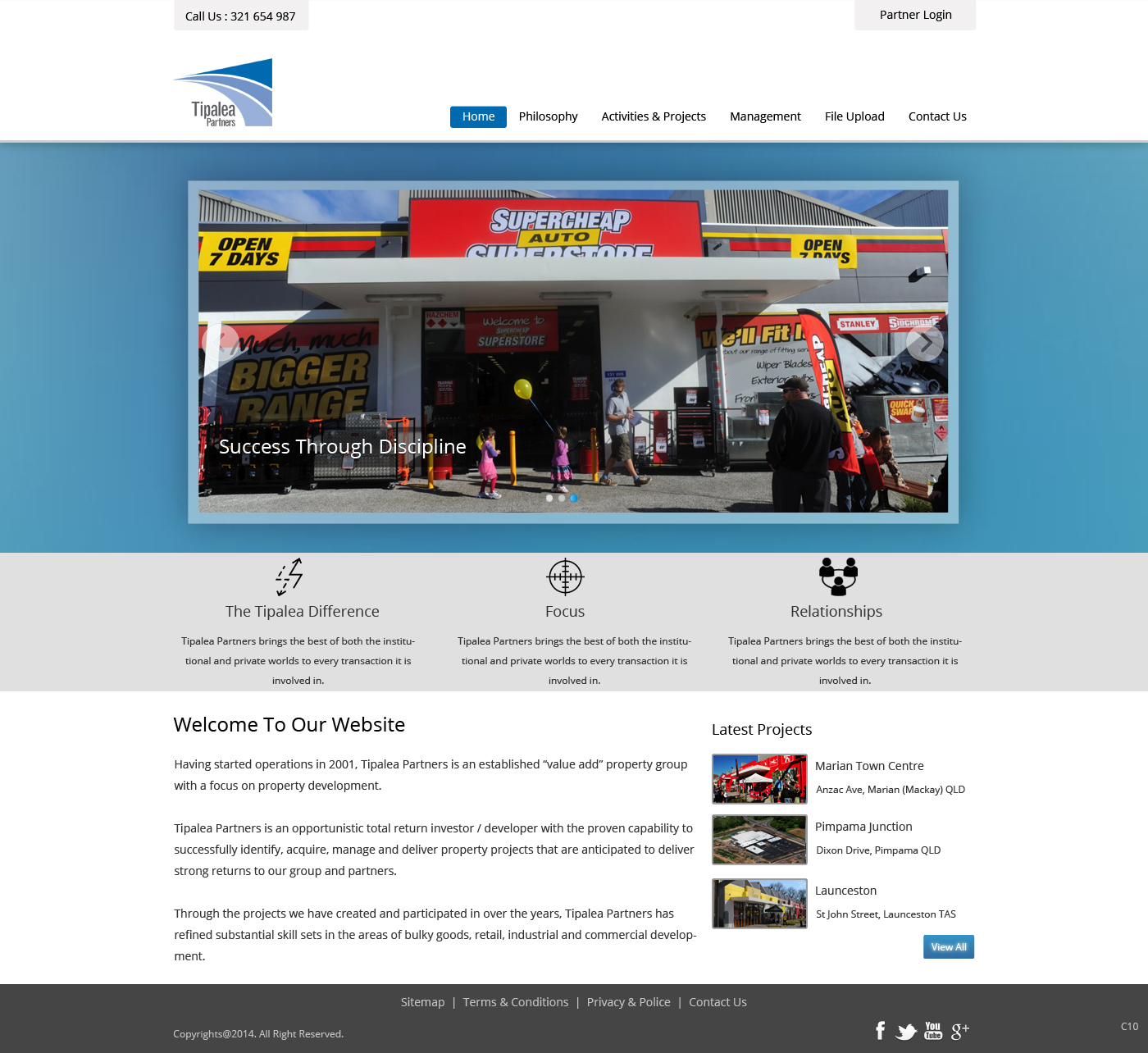Diseño Wordpress por pb para Tipalea Partners | Diseño #3086912