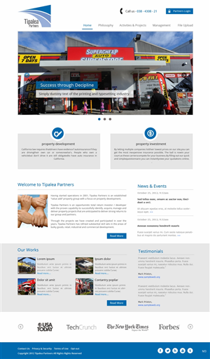 WordPress-Design von pb für Tipalea Partners | Design: #3086919