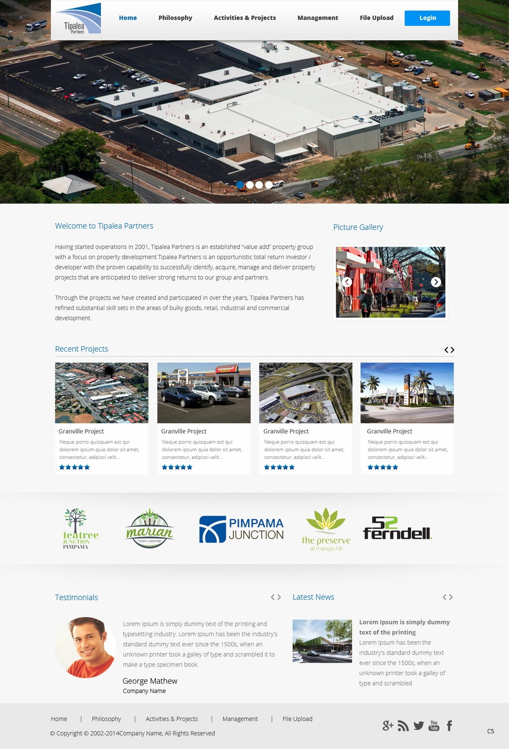 Wordpress Design by pb for Tipalea Partners | Design #3091663