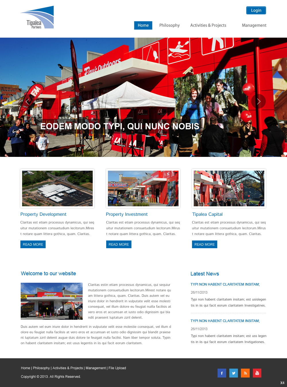 Diseño Wordpress por pb para Tipalea Partners | Diseño #3091669