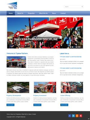 Re-design of our website - Property Development Company