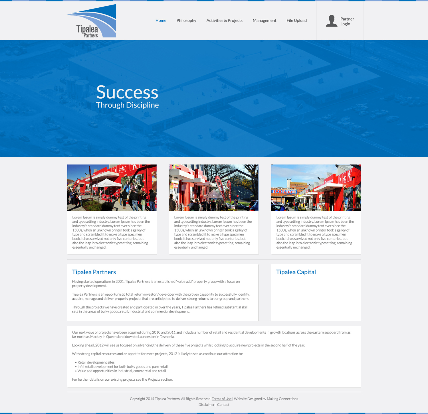 Diseño Wordpress por Impressive Sol para Tipalea Partners | Diseño #3092086