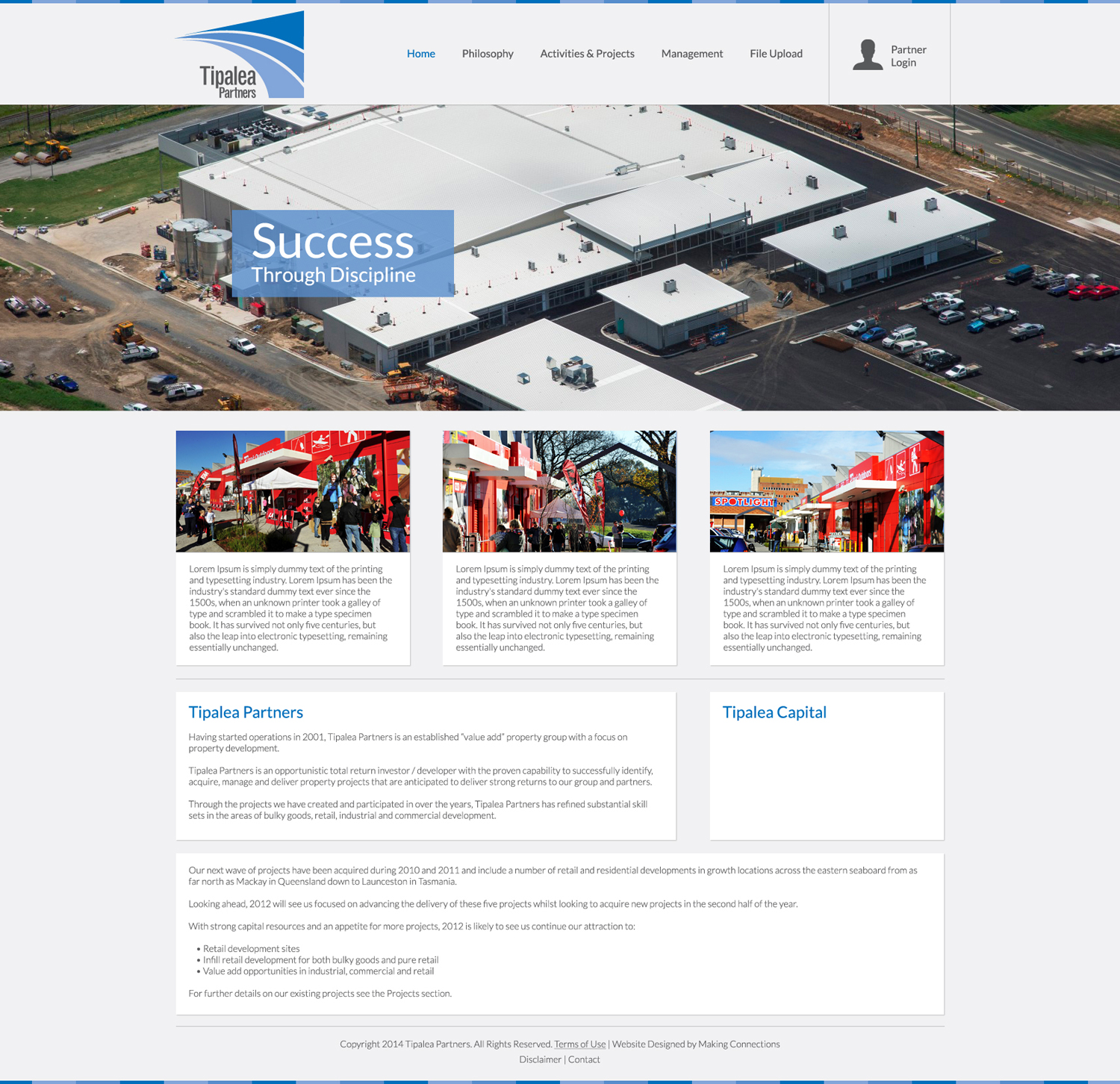 Diseño Wordpress por Impressive Sol para Tipalea Partners | Diseño #3103123