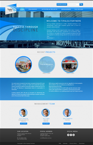 Design Wordpress par JM pour Tipalea Partners | Design : #3086003