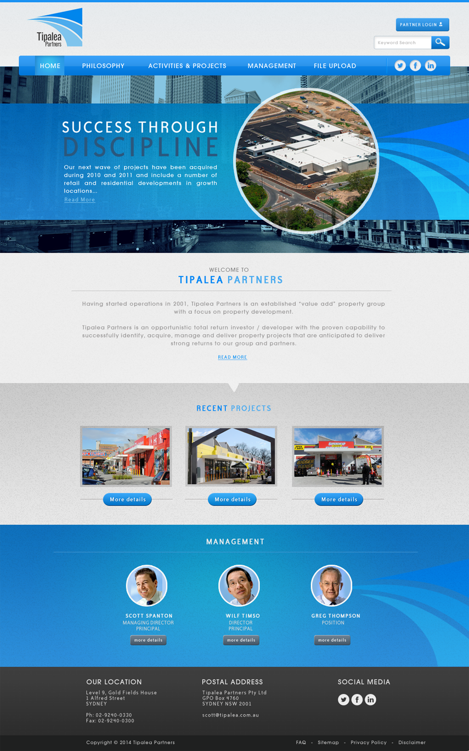 Design Wordpress par JM pour Tipalea Partners | Design #3086410