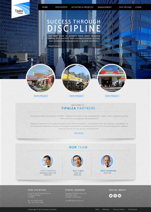 Re-design of our website - Property Development Company | Wordpress Design by JM