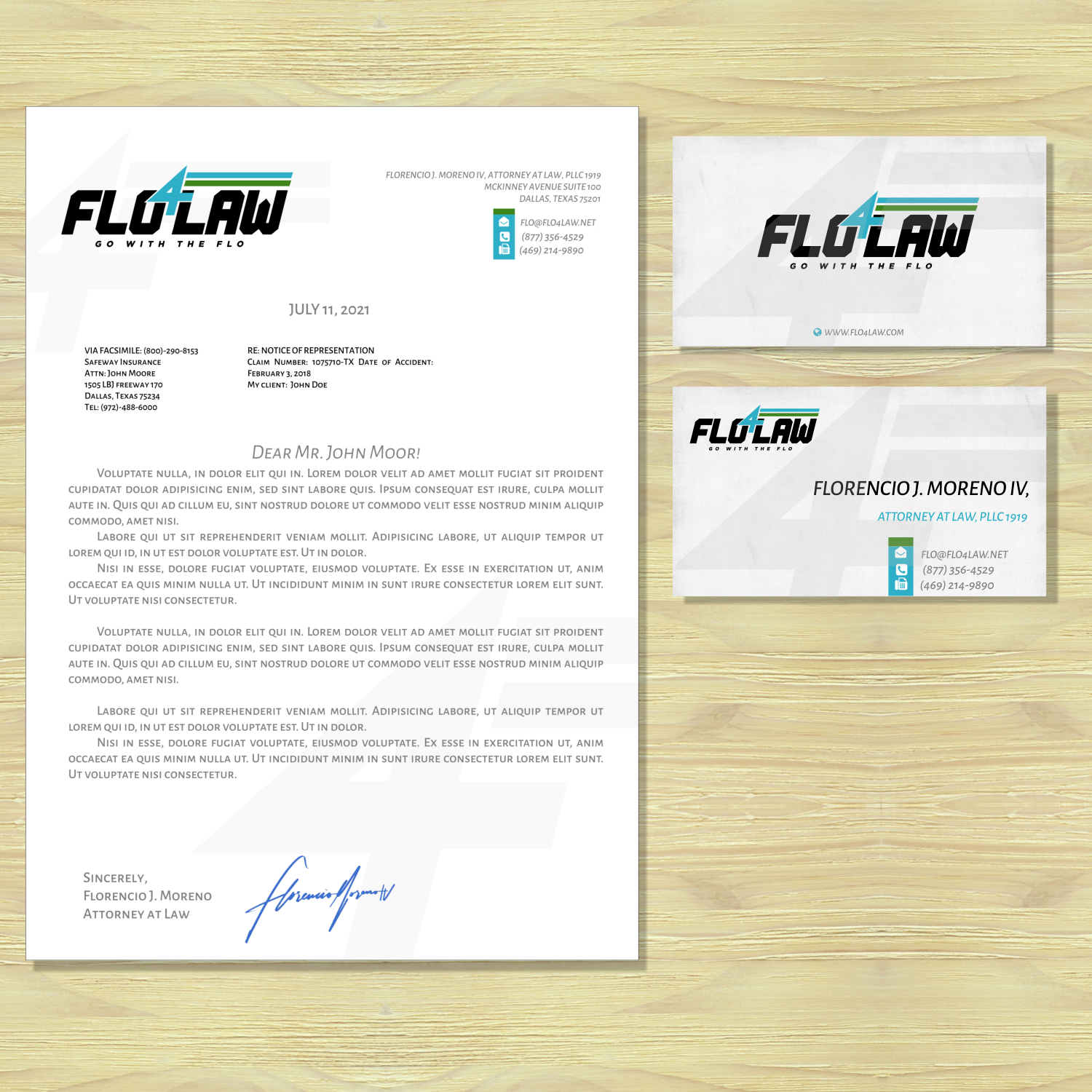 Letterhead Design by elveneclipse for Florencio J Moreno IV | Design #27050900