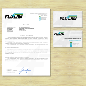 Flo4Law Header | Briefkopf-Design von elveneclipse