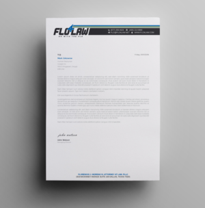 Letterhead Design by LAXMI DESIGNHUB for Florencio J Moreno IV | Design: #27048046