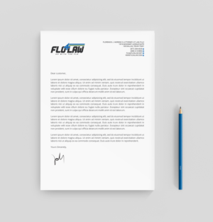 Letterhead Design by R.design for Florencio J Moreno IV | Design: #27046136