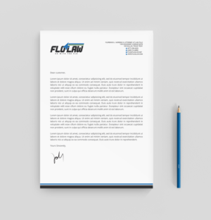 Flo4Law Header | Briefkopf-Design von R.design
