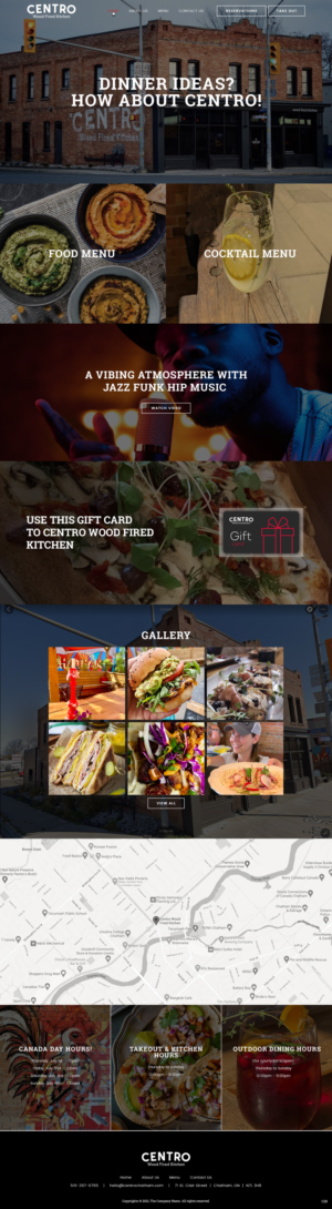 Web Design by pb for Centro Wood Fired Kitchen | Design: #27056129