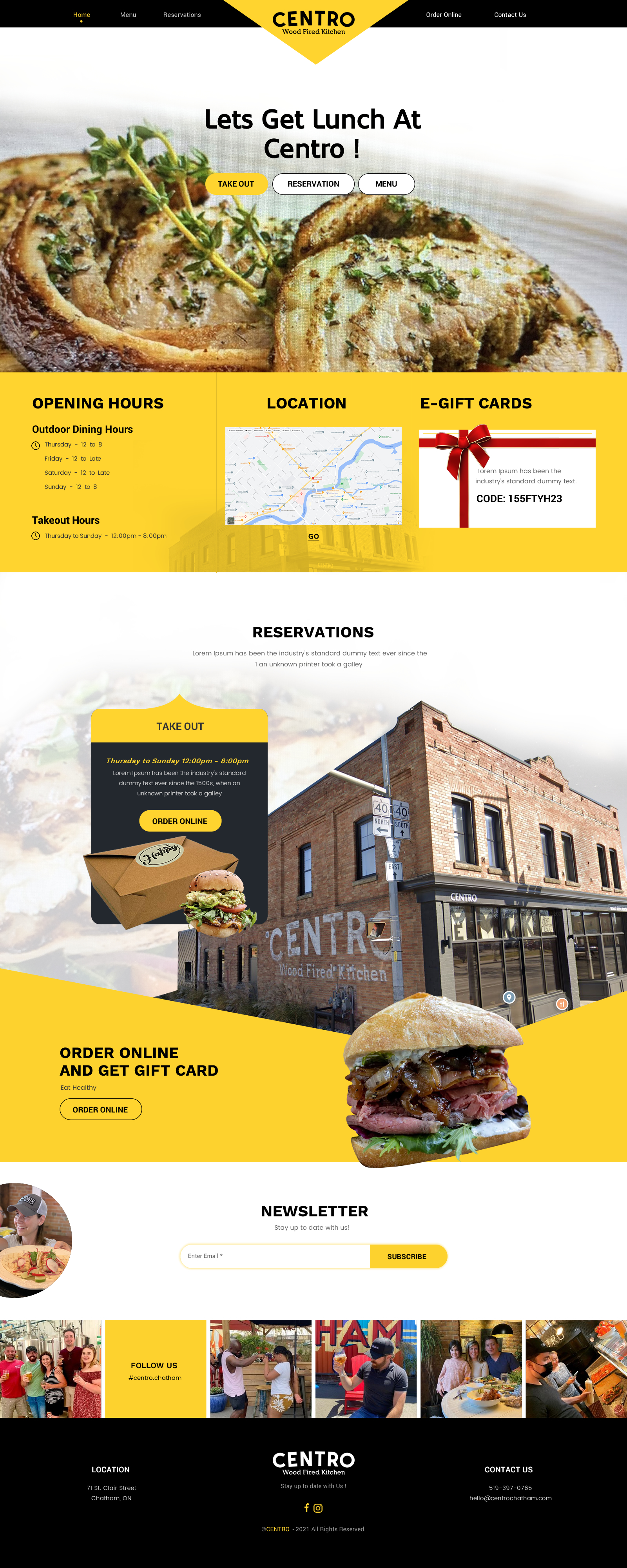 Web-Design von rightway für Centro Wood Fired Kitchen | Design #27181653