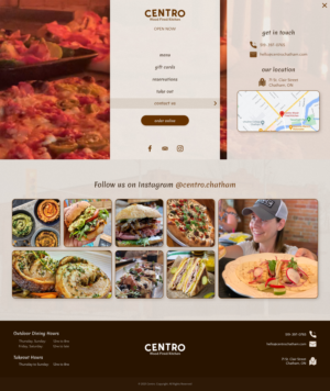 Diseño Web por deftlysimple para Centro Wood Fired Kitchen | Diseño: #27067515