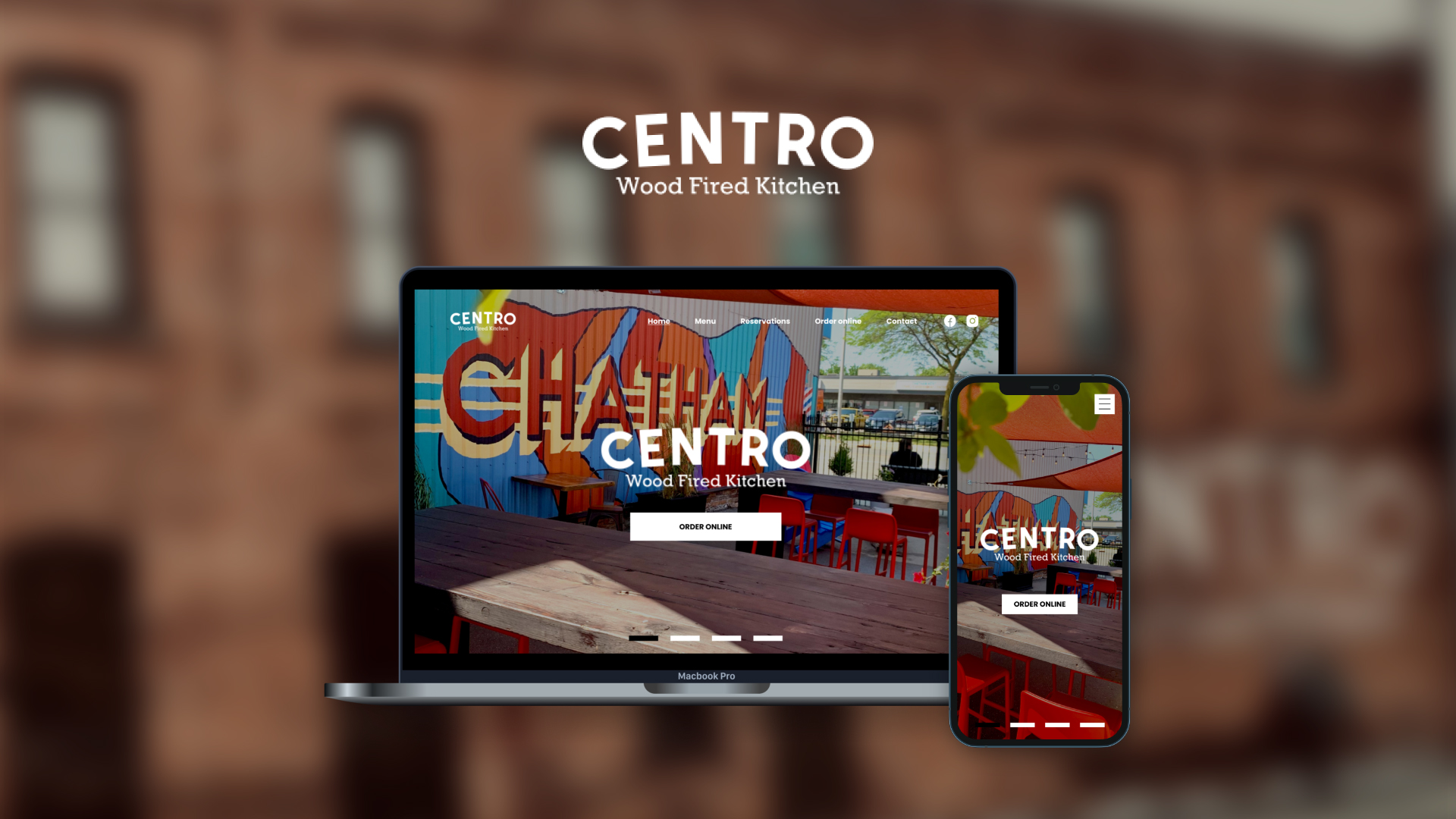 Diseño Web por Houssem B. para Centro Wood Fired Kitchen | Diseño #27079209